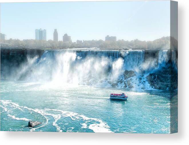 Niagara Canvas Print featuring the photograph Niagara Falls by Klm Studioline