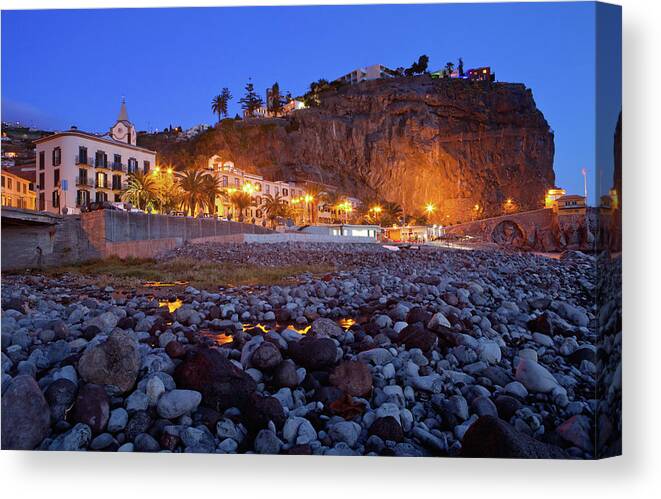 Outdoors Canvas Print featuring the photograph Nightfall At Porto Do Sol by Photography Aubrey Stoll