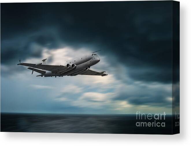 Nimrod Canvas Print featuring the digital art Nimrod by Airpower Art