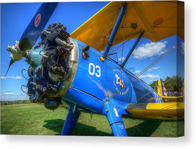 Plane Canvas Print featuring the photograph No Bucks by Michael Donahue