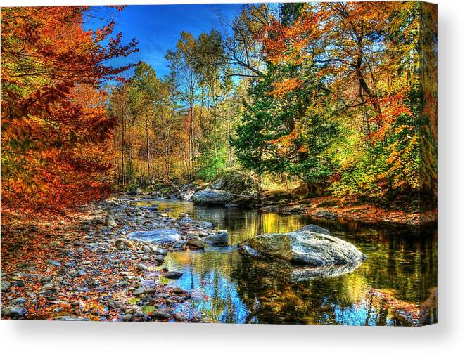 Autumn Canvas Print featuring the photograph North Branch in Fall by John Nielsen