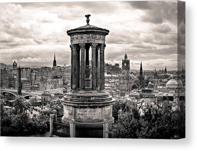 City Canvas Print featuring the photograph Observing Edinghburgh by Scott Moore