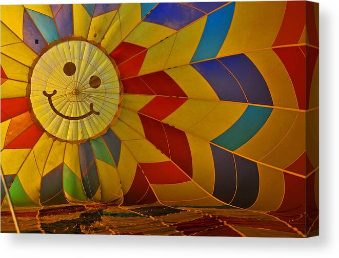 Hot Air Canvas Print featuring the photograph Oh Happy Day by Mike Martin
