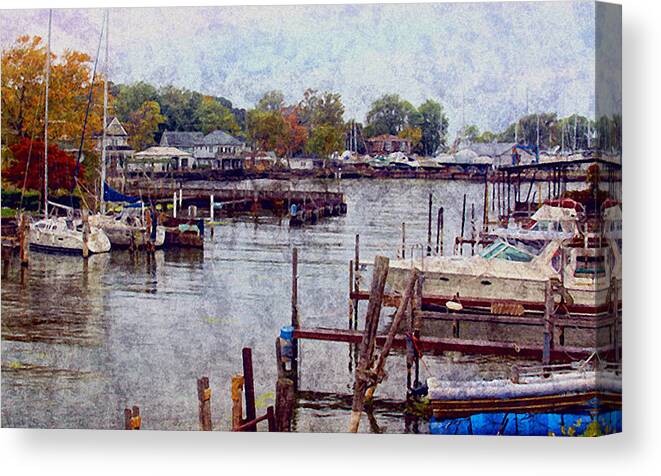 Olcott Beach. Lake Ontario N.y. Lake Canvas Print featuring the photograph Olcott by Tammy Espino