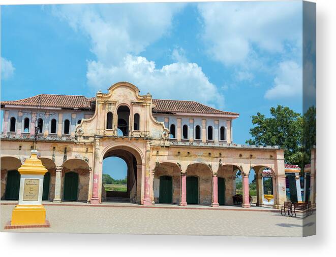 America Canvas Print featuring the photograph Old Abandoned Market by Jess Kraft
