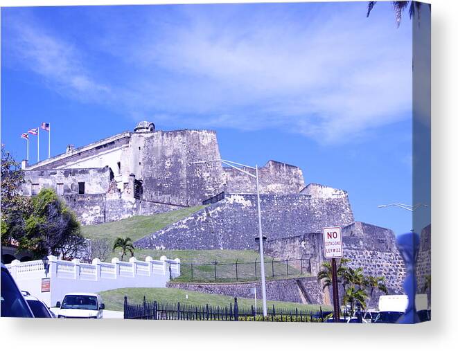 Fortification Canvas Print featuring the photograph Old Fort by Dick Willis