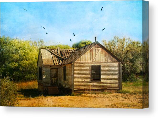 Southwest Canvas Print featuring the photograph Old house by Carolyn D'Alessandro