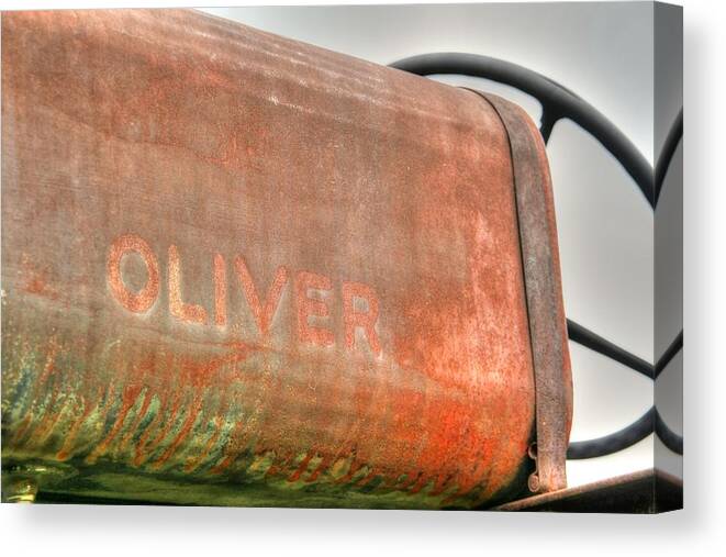 Oliver Canvas Print featuring the photograph Oliver by Heather Allen