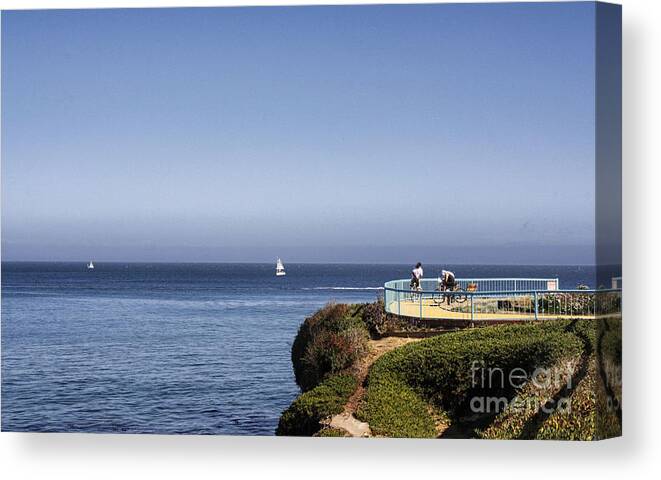 Landscape Canvas Print featuring the photograph On A Sunday Outing by Chris Berry