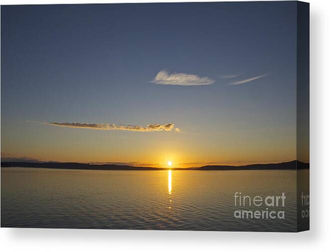 Photography Canvas Print featuring the photograph On Puget Sound by Sean Griffin