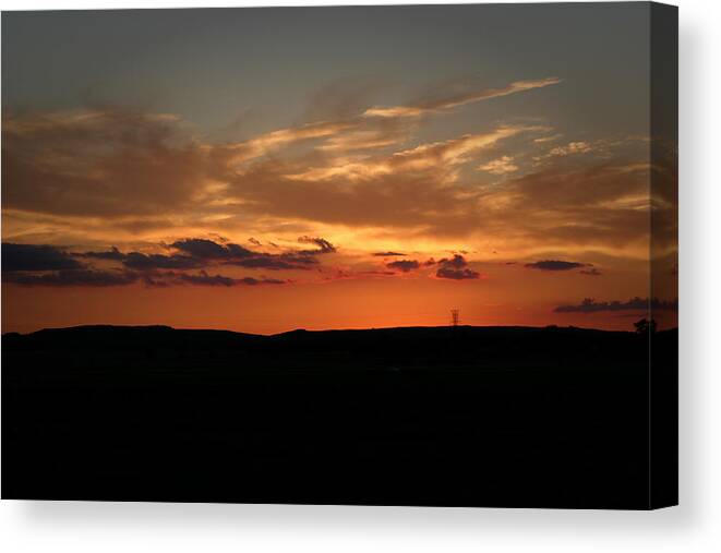 Sunset Photography Canvas Print featuring the photograph One More For The Books by Ben Shields