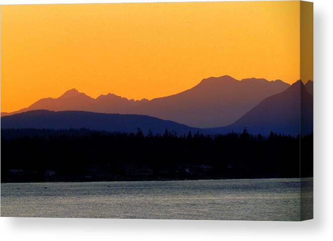 Sunsets Canvas Print featuring the photograph Only Once by T Guy Spencer