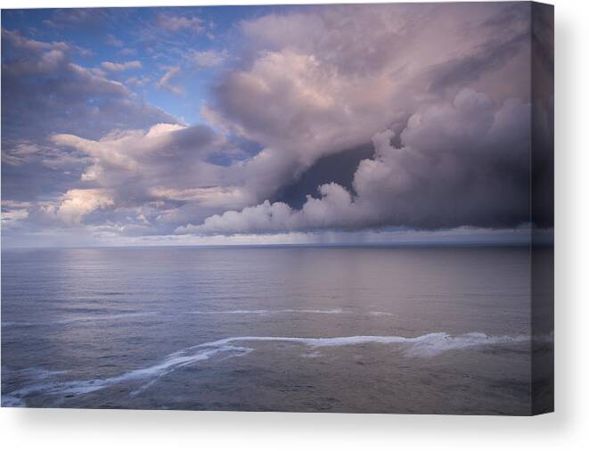 Clouds Canvas Print featuring the photograph Opening Clouds by Andrew Soundarajan