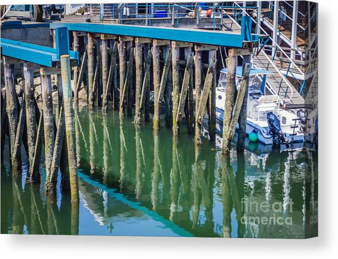 Fishing Dock Canvas Print featuring the photograph Out Fishing by George DeLisle