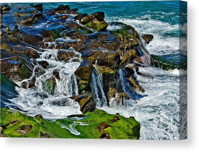 Shore Canvas Print featuring the photograph Pacific Coast by Anthony Mercieca