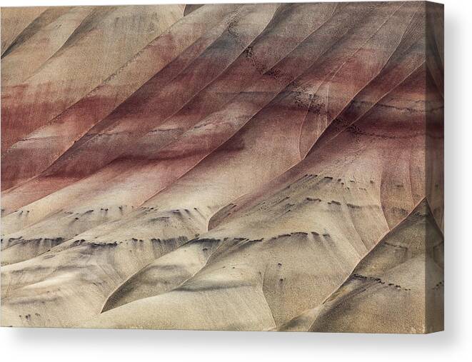 Oregon Canvas Print featuring the photograph Painted Hills by Wolfgang Woerndl