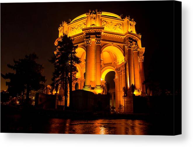 San Francisco Canvas Print featuring the photograph Palace of Fine Arts by Weir Here And There