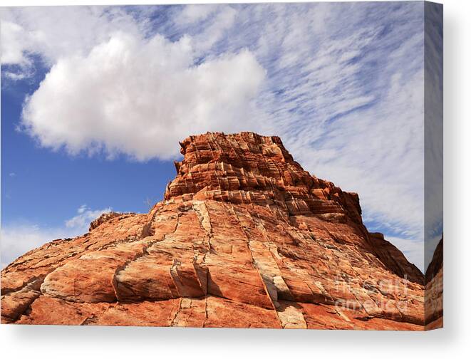 Nevada Canvas Print featuring the photograph Patterns by Bob Christopher