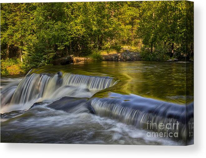 Waterfalls Canvas Print featuring the photograph Peaceful Turbulence... by Dan Hefle