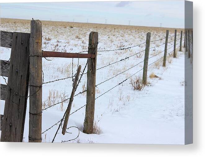 Montana Canvas Print featuring the photograph Perspective Askew by Scott Carlton