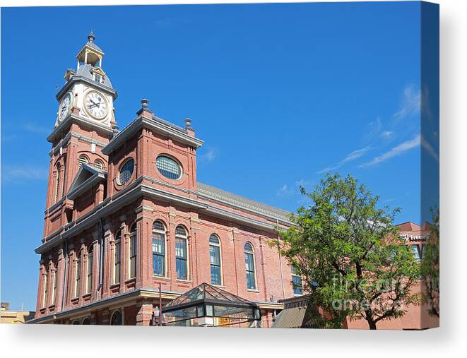 Peterborough Canvas Print featuring the photograph Peterborough Market Hall by Charline Xia