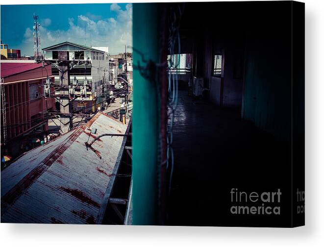 Laoag Canvas Print featuring the photograph Philippine Public Market by Jonas Luis