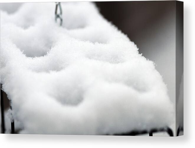 Snow Canvas Print featuring the photograph Planet Snow by Wanda Brandon