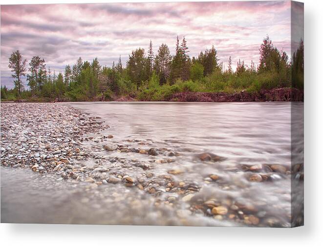 Tranquility Canvas Print featuring the photograph Post Flood by Moments To Remember