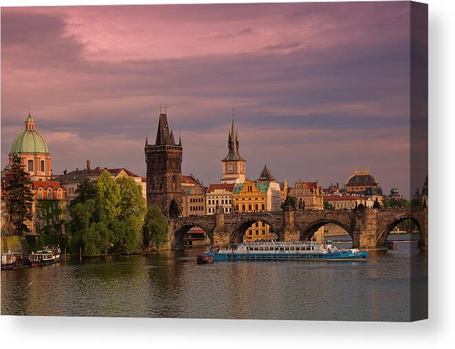 Old Town Canvas Print featuring the photograph Prague by Dennis F Buehler Photography