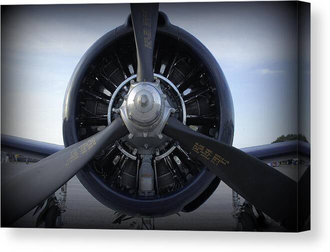 Propeller Canvas Print featuring the photograph Props by Laurie Perry