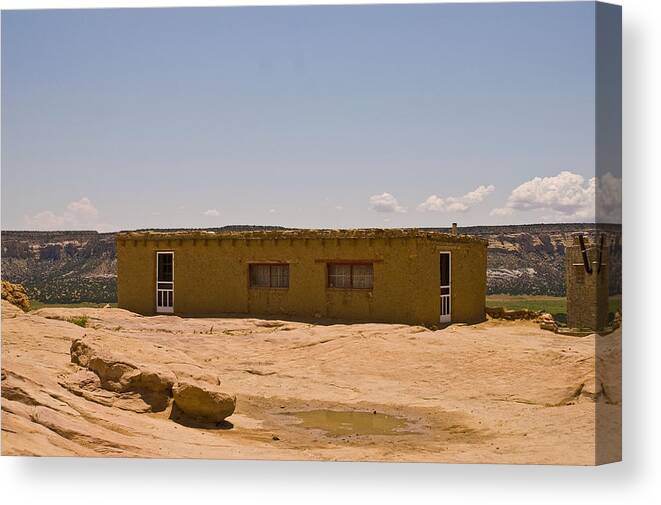  Canvas Print featuring the photograph Pueblo Home by James Gay