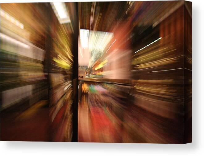 Abstract Canvas Print featuring the photograph Pull by Ric Bascobert