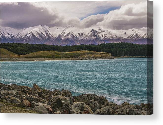 Purple Canvas Print featuring the photograph Purple Mountain's Majesty by John and Julie Black