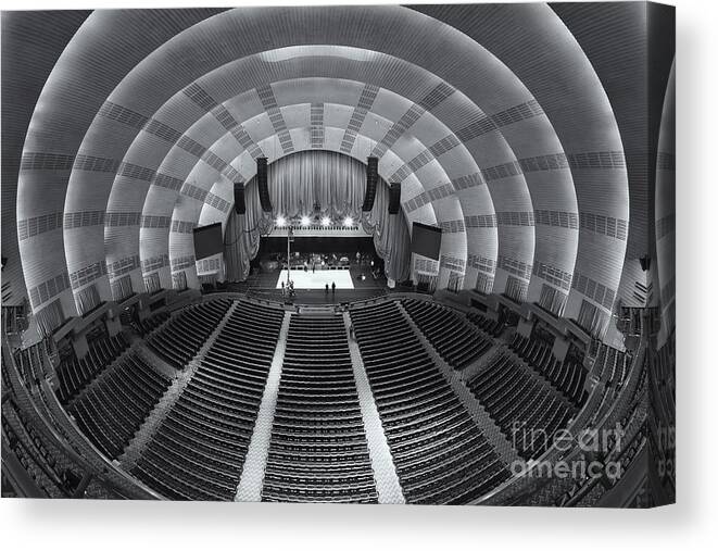 Clarence Holmes Canvas Print featuring the photograph Radio City Music Hall II by Clarence Holmes
