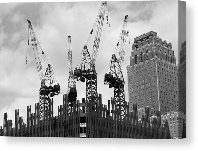 Wtc Canvas Print featuring the photograph Reaching High by William Haggart