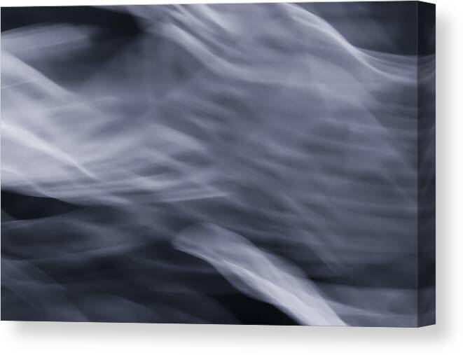 Reaching The Zone Canvas Print featuring the photograph Reaching the Zone mono by Rachel Cohen