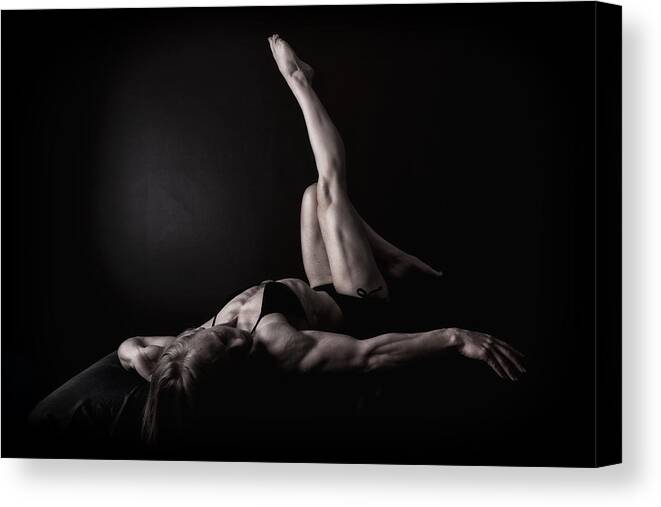 Recline Canvas Print featuring the photograph Recline in Strength by Monte Arnold