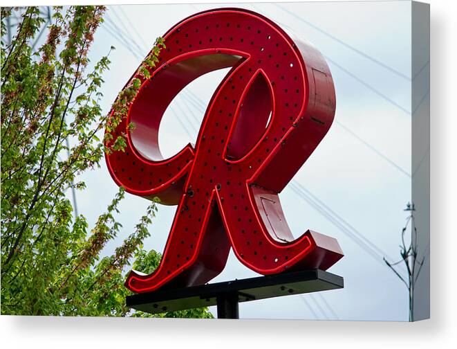 Rainier R Canvas Print featuring the photograph Red by Tikvah's Hope