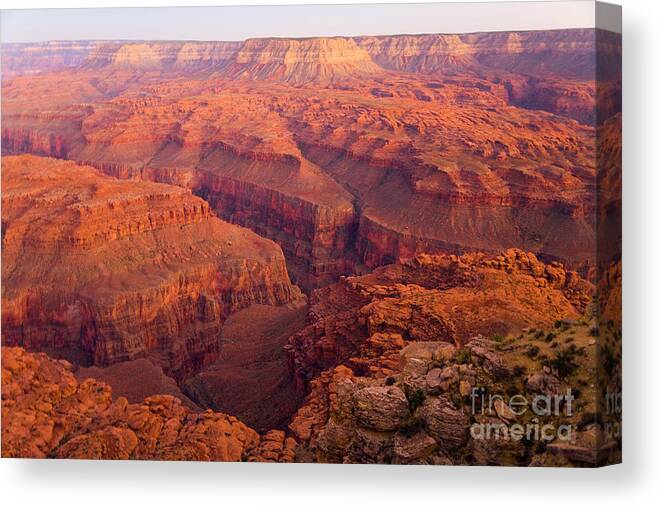 00345502 Canvas Print featuring the photograph Grand Canyon from Kanab Point #1 by Yva Momatiuk John Eastcott