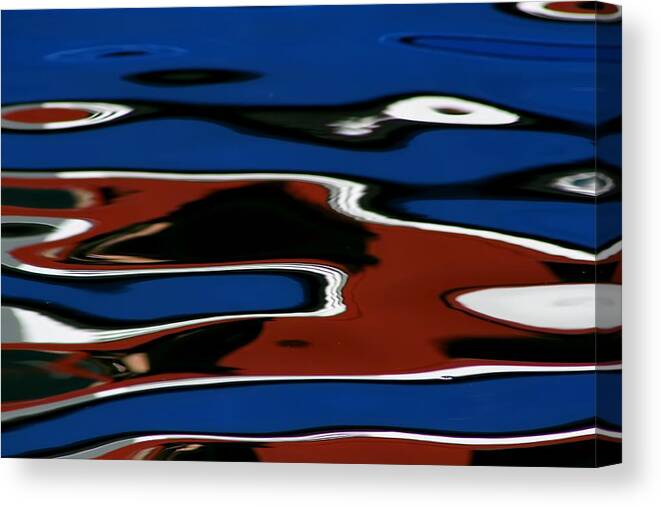 Reflections Canvas Print featuring the photograph Red White and Blue III by Heidi Farmer