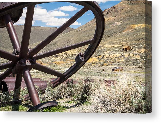 Made In America Canvas Print featuring the photograph Relics of Bodie by Steven Bateson