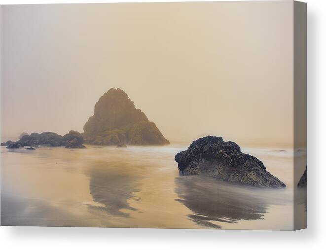 Pacific Ocean Canvas Print featuring the photograph Reverie by Adam Mateo Fierro
