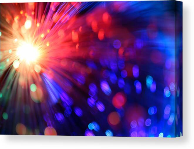 Abstract Canvas Print featuring the photograph Revolution by Dazzle Zazz