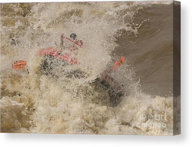 Rio Grande Canvas Print featuring the photograph Rio Grande Rafting by Steven Ralser