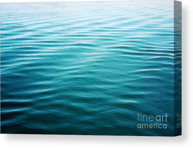 Ocean Canvas Print featuring the photograph Ripples by Sylvia Cook