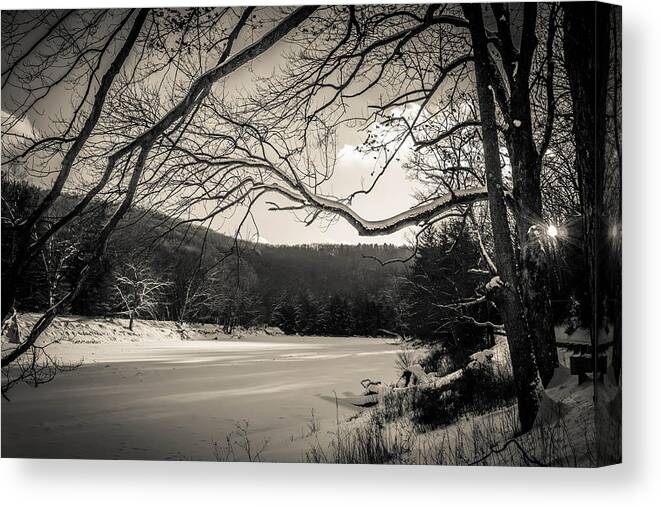 Clarion River Canvas Print featuring the photograph River by Anthony Thomas