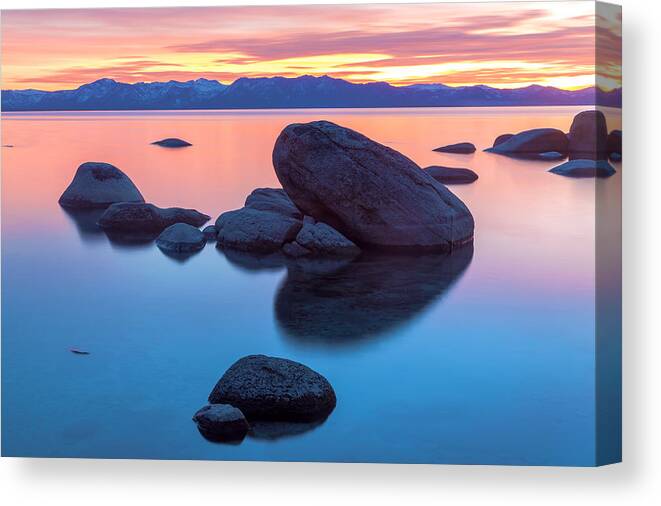 Landscape Canvas Print featuring the photograph Rock Stars by Jonathan Nguyen