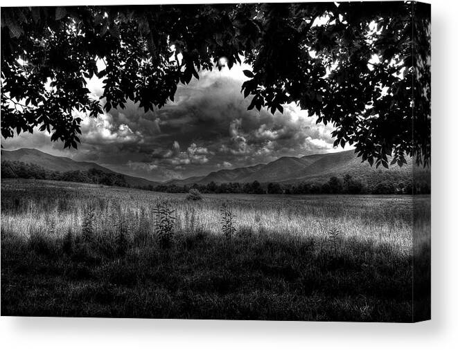 Cades Cove Canvas Print featuring the photograph Rolling In by Michael Eingle