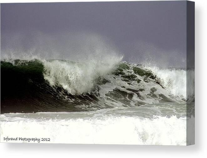 Waves Canvas Print featuring the photograph Rolling In The Deep by Debra Forand