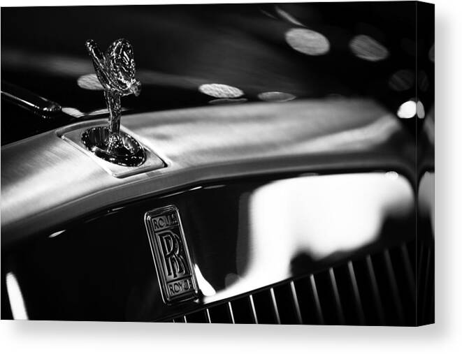 Phantom Drophead Coup Canvas Print featuring the photograph Rolls Royce by Sebastian Musial